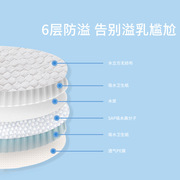 米苏塔一次性防溢乳垫100片产妇隔奶垫绵柔透气独立包装