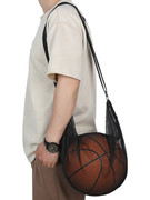 学生篮球包成人(包成人)单肩斜跨包运动训练球类收纳网兜篮球袋排球足球包