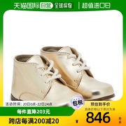 香港直邮潮奢 Bonpoint 婴儿金属感皮质靴子童鞋