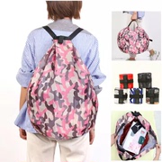 可折叠双肩背包袋购物袋环保，袋便携收纳袋，大容量折叠单肩包运动包