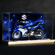 铃木gsx250r摩托车模型，合金机车玩具，高档摆件生日礼物送男友收藏