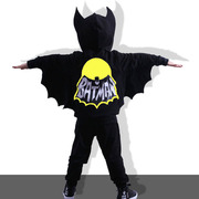 男超人套装衣服孩万圣节春秋蝙蝠侠蜘蛛加绒童装儿童表演服美队长