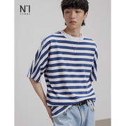 n1海魂衫短袖t恤夏季针织纯棉，日系宽松男半袖