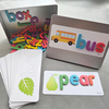 木制磁性英文字母磁贴积木拼图，益智玩具儿童英语单词记背神器卡片