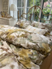 欧美式复古油画风田园碎花床上四件套全棉纯棉文艺1.5m米被套床单