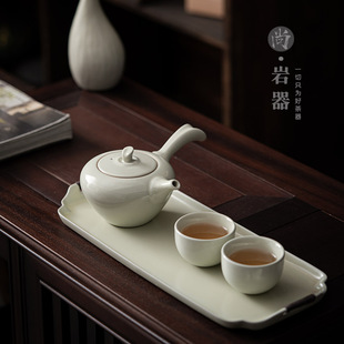 家用茶具小套装一壶二杯功夫茶具简易2人泡茶器茶壶茶杯茶盘整套
