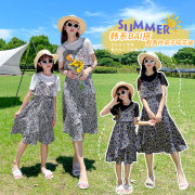 雪纺纯棉上市2岁狂欢3岁韩版B类夏季裙子女装亲子时装
