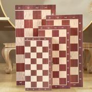 智多星木制国际象棋双陆棋，国际跳棋三合一便携折叠盒套装