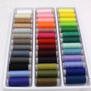 39色缝纫线套装彩色家用缝纫机线盒高档手缝线缝衣线包缝小轴缝纫
