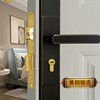 销新中式全铜静音仿古r房门，锁具纯铜门锁板手锁室内卧室家用实