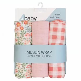 出口澳单新生婴儿，浴巾薄款单层纯棉纱布，包巾柔软吸水