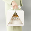 手提蛋糕盒4寸6寸8寸透明蛋糕盒一次性生日蛋糕包装盒烘焙创意