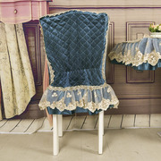 高当餐椅套装通用餐桌布艺时尚盖布椅垫，保护椅子罩子定制
