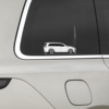 适用于理想L9 MAX小车侧面剪影订制装饰汽车贴纸三角窗个性车贴花