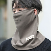 韩版挂耳两用围脖骑行保暖护脸脖套面罩防风男女，冬季加厚护颈围巾