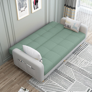 布艺沙发现代简约式小户型客厅，可折叠整装沙发床两用经济型出租屋