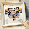 520情人节相框照片定制diy一周年送男朋友女创意情侣的生日礼物