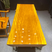 黄花梨大板桌实木原木整块y老板，办公会议餐桌茶台书桌1米8茶
