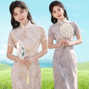 时尚改良中式复古民国风少女年轻款气质修身显瘦2024苏州旗袍