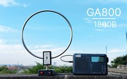 ga800收音机中波短波单边带(单边带)航空波段，接收有源环形天线