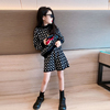 女童秋装套装2023韩版中大童女孩网红洋派时髦儿童春秋两件套