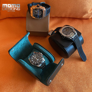 真皮单个手表盒便携手表包收纳盒随身出差旅行机械表袋腕表包装盒