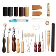 跨境皮革工具手工皮具制作套装，手工皮革diy工具套装手工工艺皮包