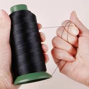 工KWQ缝纫线衣黑色高强度缝线家用的缝龙纫机专手用线弹力丝线尼