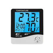 高精度电子温湿度计家用温度计婴儿房室内精准室温计闹钟温度表