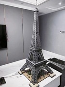 埃菲尔巴黎铁塔模型地标立体建筑成人高难度拼装积木玩具男孩礼物