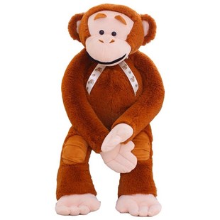 可爱创意大猩猩玩偶床上抱枕猴子大嘴调皮猴毛绒公仔儿童节礼物