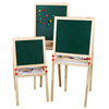 儿童画板家用小黑板支架式，双面磁性涂鸦写字板可升降画板套装