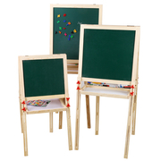 儿童画板家用小黑板，支架式双面磁性涂鸦写字板，可升降画板套装