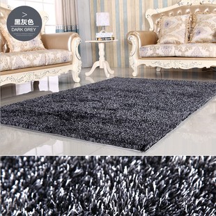 加密韩国亮丝地毯客厅茶几，毯卧室床边毯服装店，橱窗瓷砖店展示地毯