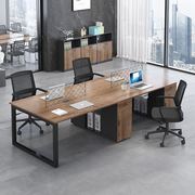 定制职员办公桌4人位员工卡座，屏风隔断6人工位桌子办公室电脑桌椅