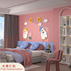 网红幼儿园互动公仔儿童房间布置托管班墙面装饰女孩公主床头贴画