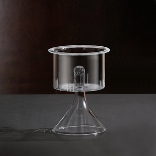帕米煮茶器专用高硼硅玻璃内胆手工吹制加厚煮茶茶漏玻璃炖盅隔水