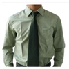 免烫长袖休闲浅绿色内衬衣，男女式长袖浅绿色，内衬衣衬衫速干修身