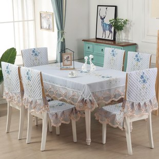 布衣桌布布艺椅子套罩餐桌布，椅套椅垫套装茶几，长方形餐椅套家用