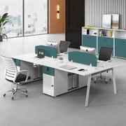 定制创意办公桌椅组合办公室职员桌，电脑工位屏风246单人位简约现
