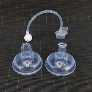 婴儿专款专用喝水学饮杯配件替换鸭嘴头宝宝硅胶吸水嘴重力球吸管