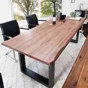 欧式实木桌大板桌办公桌会议桌，长方形洽谈桌，简约书桌现代咖啡餐桌