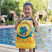 儿童卡通可爱泳衣干湿分离沙滩包便携(包便携)运动防水收纳袋，双肩包游泳(包游泳)包