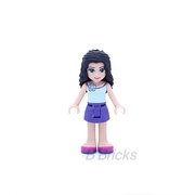 乐高LEGO 女孩系列人仔 frnd108艾玛 水绿色上衣 深紫色裙子41098