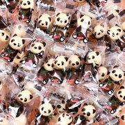 熊猫麦丽素卡通黑白酥脆巧克力夹心豆儿童小零食喜糖（代可可脂）
