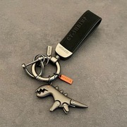 翻皮毛恐龙高端钥匙扣网红卡通汽车钥匙圈创意个性包挂饰件礼物&2