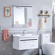 pvc浴室柜组合小户型卫浴柜，卫生间洗脸洗手台盆柜，洗漱台60公分主