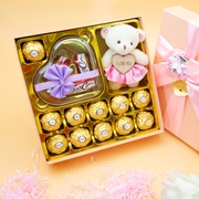 费列罗榛果仁巧克力礼盒装送男女朋友，闺蜜生日创意情人节糖果礼物