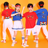 儿童啦啦操演出服装，幼儿园中国风学生，运动会开幕式班服表演服装