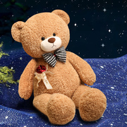 正版泰迪熊公仔毛绒玩具，大号抱抱熊玩偶玫瑰小熊，布偶娃娃礼物女生